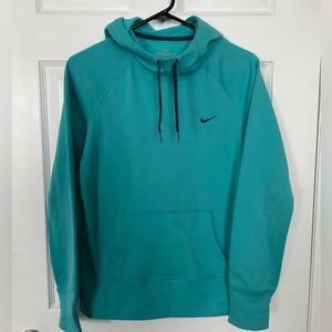 Nike pullover - XS - Thermafit Turquoise Blue Hoodie